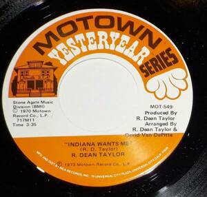 R. Dean Taylor 45 India /na Wants Me / Gotta See Jane NM / 未使用 A1 海外 即決