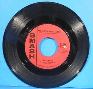 THE ANGELS MY BOYFRIEND'S BACK ~ (Love / ME) NOW 7" 45RPM 1963 NICE CONDITION G+!! 海外 即決