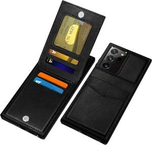 Samsung Galaxy Note 20 Ultra Case Leather Protection Cover Wallet Card Holder 海外 即決