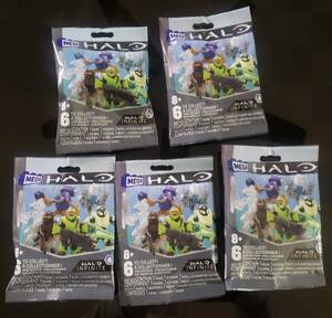 Mega Construx Halo Infinite Series 4 Mini Figures Blind Bags Complete Set of 5 海外 即決