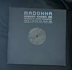 Madonna Nobody Knows Me REMI /xes 12" LP プロモ ONLY very rare item American Life 海外 即決