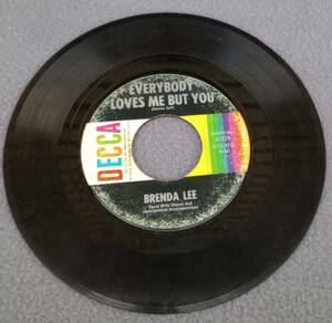 Brenda Lee: Everybody Love /s Me But You / Here Comes That Feel - 7" 45 RPM Record 海外 即決