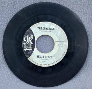 The Crystals: He's A Rebel / I Love / You Eddie (Philles Record - 7" 45 RPM Record 海外 即決