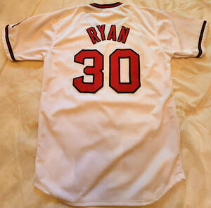 Nolan Ryan California Angels Jersey MLB Medium Vintage Throwback Circa 1973 海外 即決