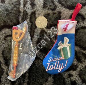 Disney Store Key Advent Calendar Mini Key Bambi and Sock 4 ONLY 海外 即決