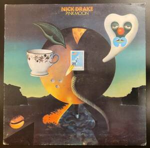Nick Drake LP Pink Moon Palm Tree Island ILPS 9184 1972 1ST PRESS U.K. VG++/NM 海外 即決