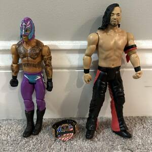 WWE Battle Pack Series 62 - Rey Mysterio & Shinsuke Nakamura With Belt 海外 即決