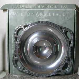 Wilton Armetale Sweetgrass Large Chip & Dip Tray Heavy Aluminum Alloy Serveware 海外 即決