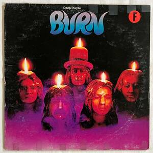 DEEP PURPLE "Burn" バイナル LP with Lyric Sheet 海外 即決