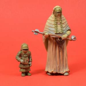 Star Wars 3.75" Scale SAGA Female Tusken Raider & Child 02-08 As Shown HA2 海外 即決