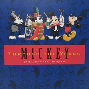 Mickey Through the Years Photo Album Memory Box Journal Autographs Disney Parks 海外 即決