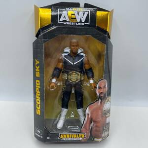 AEW Scorpio Sky Unrivaled Series #5 Figure JAZWARES NEW Sealed Wrestling 海外 即決