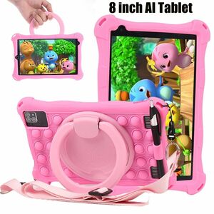 8 Inch Android 9 Octa-core HD AI Tablet Computer PC Wifi Bundle Case 64G w/Strap 海外 即決