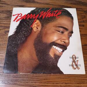 BARRY WHITE: 1987インチ The Right Night A&M 12" LP 33 RPM ~ ジャズ R&B Soul Funk 海外 即決
