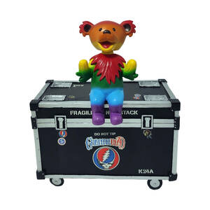 Kollectico Grateful Dead Dancing Bear Stage Box Rainbow Rock Figurine BBGDSTGBR 海外 即決