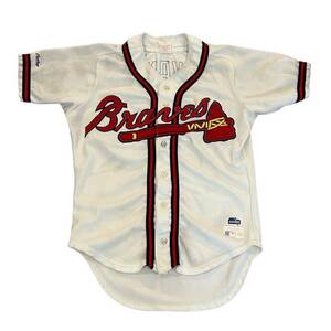 Vintage 1980's Atlanta Braves Darrell Evans #11 Rawlings Gerry Cosby Jersey 40 海外 即決