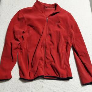 Greg Norman FULL ZIP FLEECE GOLF JACKET Mens Size Large Red Pockets 海外 即決