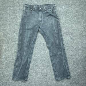 Levis 501 XX Jeans Mens 36x32 Grey Button Fly Adult Straight Leg Pants Faded 海外 即決