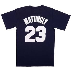 Majestic New York Yankees Don Mattingly Name & Number Men's Medium T-Shirt 海外 即決