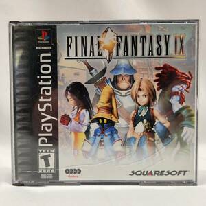 Final Fantasy IX 9 Black Label Sony Playstation 1 PS1 Complete in Box CIB 海外 即決