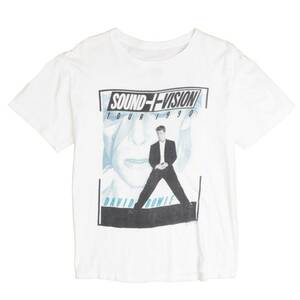 Vintage Sound + Vision Tour David Bowie T-Shirt Size Large Music 1990 90s 海外 即決