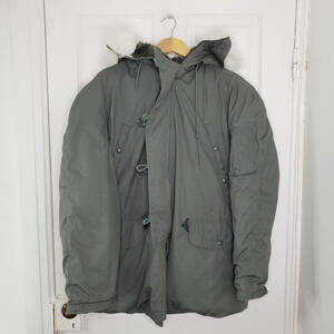 Vintage N-3B Snorkel Parka Mens Medium 80s Military Issue Extreme Cold Weather 海外 即決