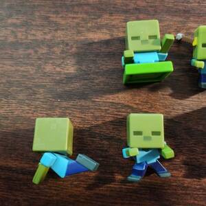 Minecraft Minifigures Lot Of Zombies Netherrack Spectral Damage Fire plus others 海外 即決