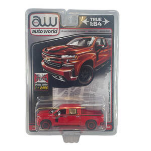 2019 Chevrolet Silverado LTZ Z71 Pickup Truck 1/64 Diecast Model Car Toys - Red 海外 即決