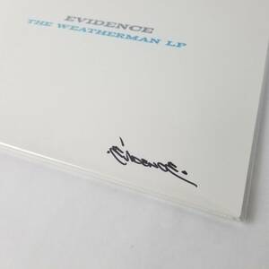 Evidence The Weatherman LP 12" Test Pressing 2xLP Signed Dilated Peoples New 海外 即決