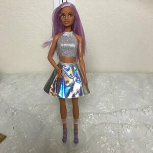 Mattel 2015 Pop Star Barbie Lavender Hair Brown Eyes #FXN98 N361 Original Outfit 海外 即決