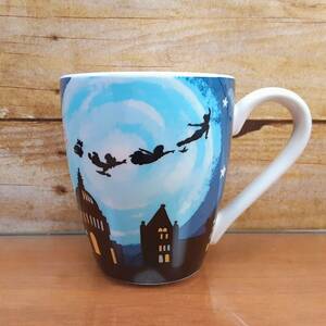 Cath Kidston Disney Peter Pan Midnight London Flight Decorated Coffee Mug Rare 海外 即決