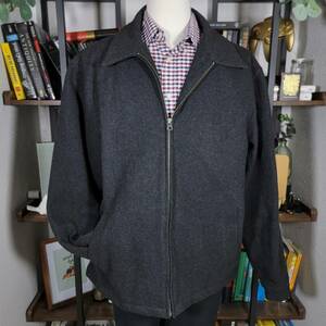 Old Navy Men's Zip up Jacket Gray Recycled Wool Blend Size XL 海外 即決