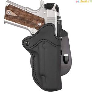 1911 Paddle Holster - OWB CCW for Belts - Fits 4" and 5" Barrels - Quick-Draw 海外 即決