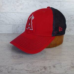 New Era California Angels Hat Red 9Twenty Mesh Logo Adjustable Snapback Cap 海外 即決