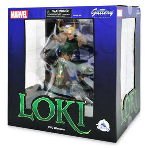 Disney Store Marvel Loki Diamond Select Gallery Diorama PVC Figure Statue - New 海外 即決