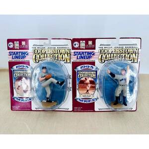 NY Yankees Cooperstown Starting Line Up Figurines Whitey Ford Babe Ruth MLB 海外 即決