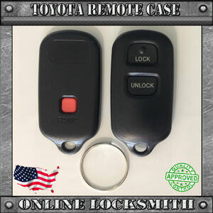 New Replacement Keyless Entry Remote Shell Case Key Fob For Toyota 3 Buttons 海外 即決