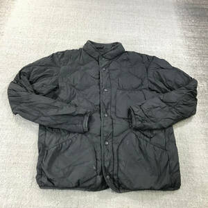 Uniqlo Jacket Mens Large Full Zip Down Lightweight Coat Packable Quilted Snap 海外 即決