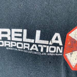 Resident Evil Umbrella Corporation 2005 Video game Promo T shirt Sz XL 海外 即決