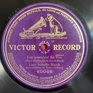 LUCY ISABELLE Mars /H Victor 60068 78rpm (Pop, Vocal) 海外 即決