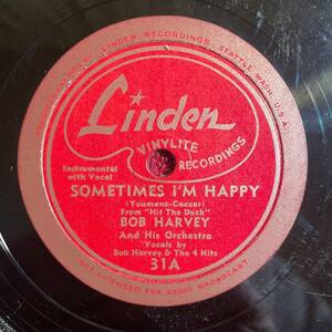 BOB HARVEN AND HIS ORCHESTRA Linden 31 78rpm (Pop, Vocal) 海外 即決