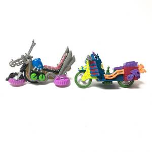 Vintage Ninja Turtles Bike Psycho Cycle Samurai Scooter Set 海外 即決