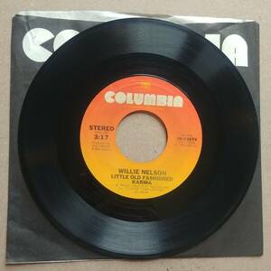 WILLIE NELSON Little Old Fashioned Karma 45 7" COUNTRY バイナル Record Records 海外 即決