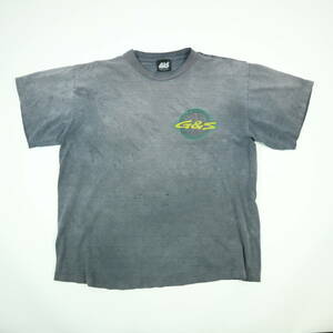 Vintage Sun Faded Gordon & Smith G&S Surf T-Shirt Distressed Single Stitch L 海外 即決