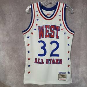 NWT Mitchell Ness Authentic 1983 Magic Johnson 32 All Star Jersey Mens 36 S $250 海外 即決