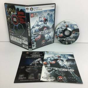 CRYSIS PC DVD-ROM FPS SHOOTER ORIGINAL VERSION WITH MANUAL GOOD CONDITION 海外 即決