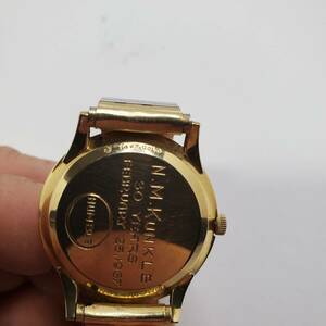 VINTAGE Men's Hamilton Masterpiece Thin-O-Matic 14K GOLD Presentation Wristwatch 海外 即決