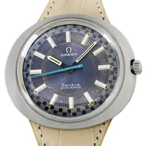 1969s Omega Geneve Dynamic 41mm Original Racer Dial Vintage Steel Wrist Watch 海外 即決