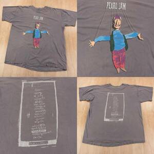 PEARL JAM Freak puppet Vs Tour 1994 concert t-shirt XL vtg 90s usa single stitch 海外 即決