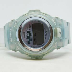 CASIO Baby-G 3035 BG-1001 Clear Plastic Quartz Digital Women's Watch New Battery 海外 即決